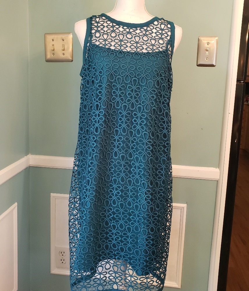 Ann Taylor cut out dress with lining